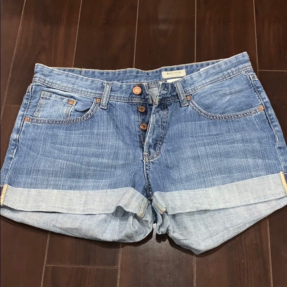 Denim shorts